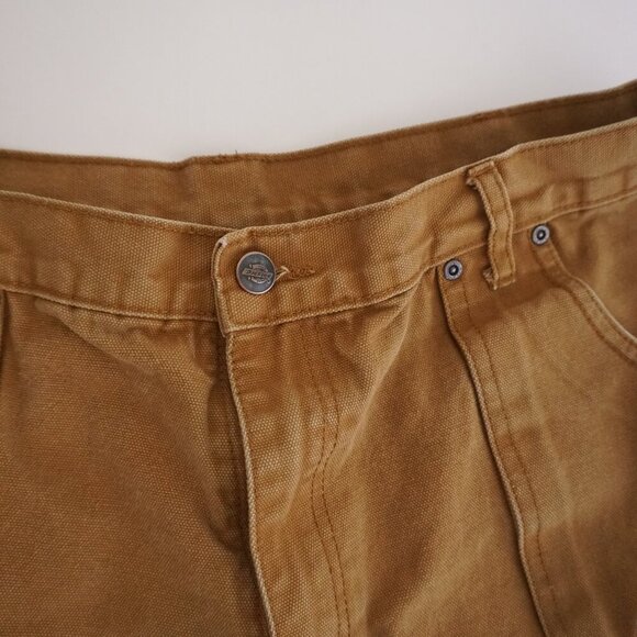 Dickies Tan Heavyweight Cotton Double Knee Painter Carpenter Pants 38X30 - Picture 10 of 15